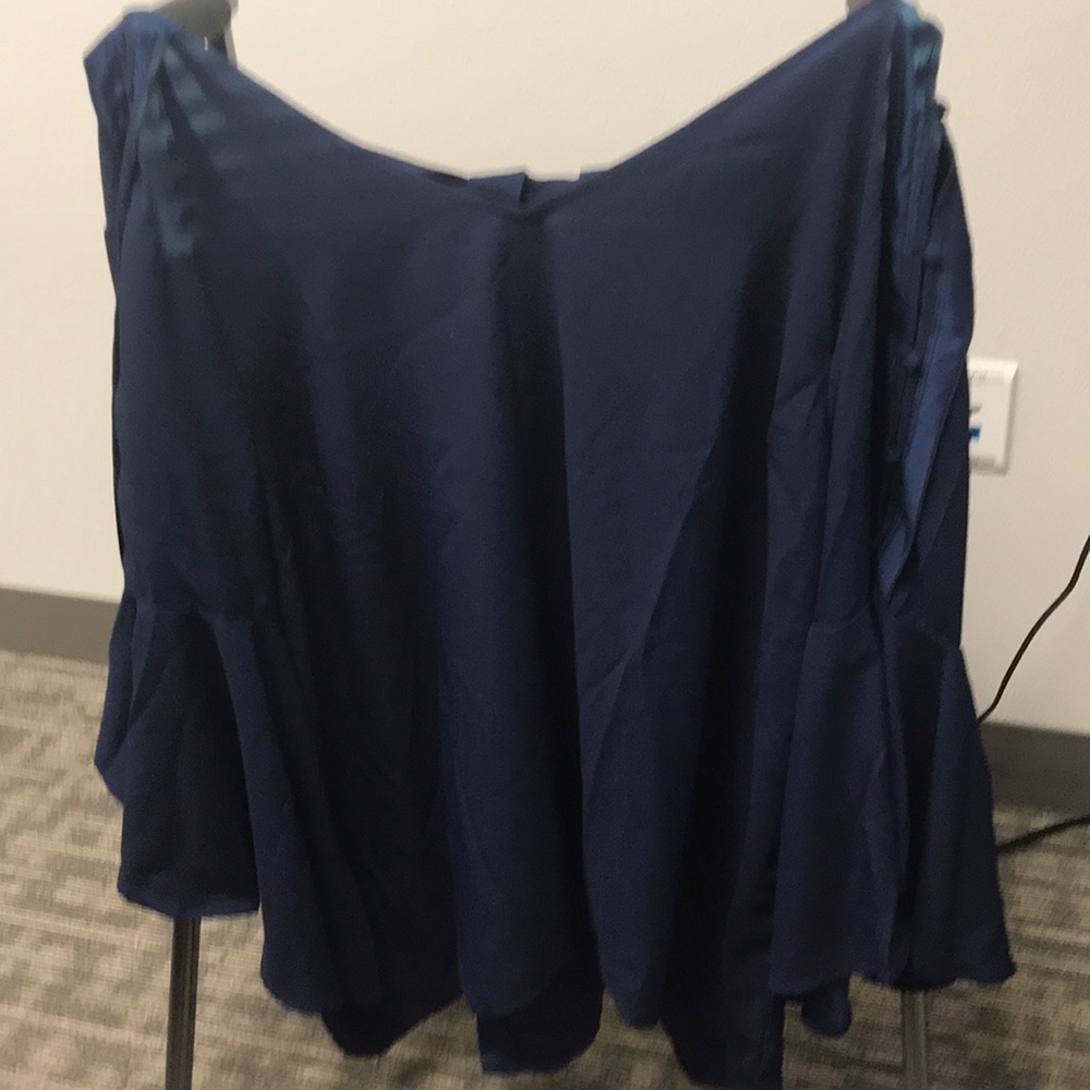 Tie back kimono style blouse